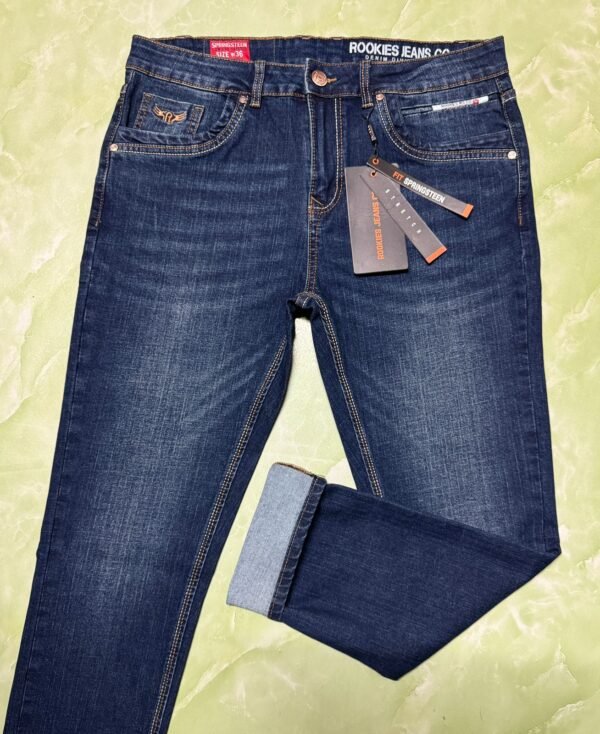 Rookies Jeans Pant Deep Wash New